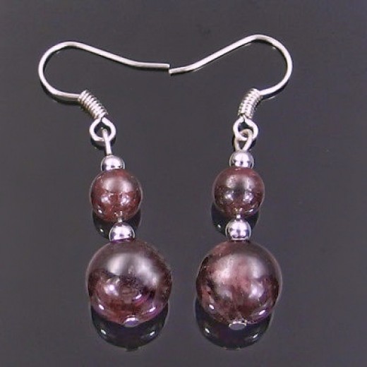 Gránát fülbevaló II  Gránát fülbevaló II