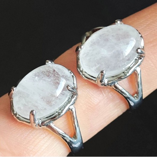 Hegyikristály gyűrű, választható méretű