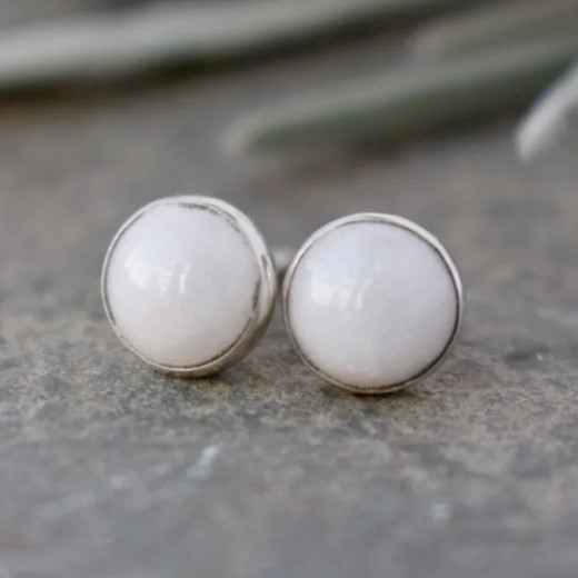 Jade fülbevaló, bedugós Jade fülbevaló, bedugós