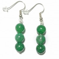 Jade fülbevaló,  zöld