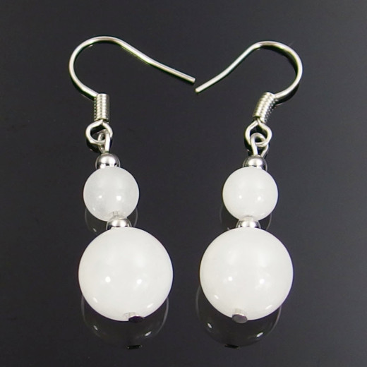 Jade fülbevaló, lógós Jade fülbevaló, lógós