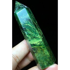 Afrikai Jade ásvány csúcs, kristály rúd