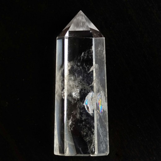 Hegyikristály csúcs, rúd, vastag, szivárványos! Hegyikristály csúcs, rúd, vastag, szivárványos!