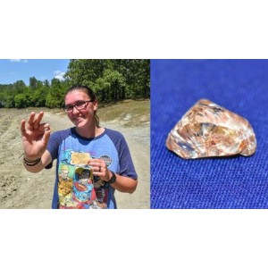 Egy nő 3,29 karátos gyémántot talált séta közben egy Nemzeti Parkban