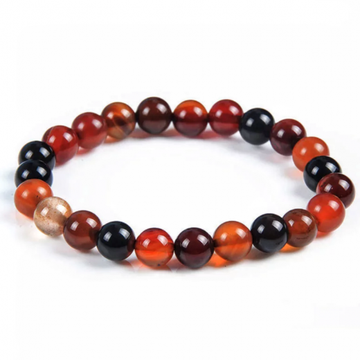 Barna vörös achát karkötő Barna vörös achát karkötő