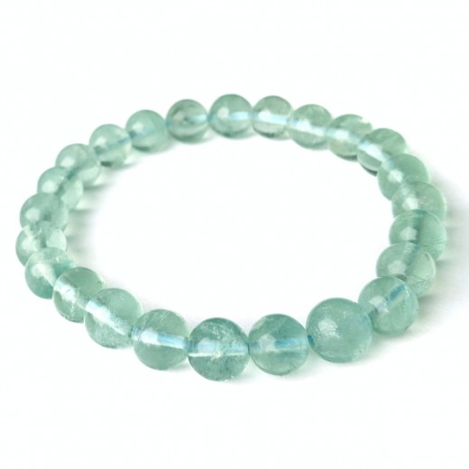 Fluorit karkötő, zöld Fluorit karkötő, zöld