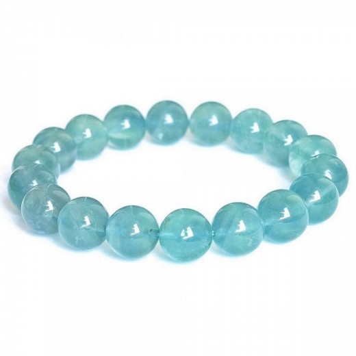 Kék fluorit karkötő, extra ritka Kék fluorit karkötő, extra ritka