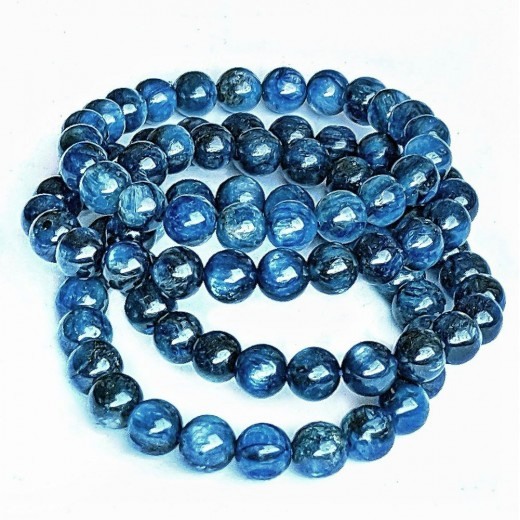 Kianit karkötő, NAGY szemű, gyönyörű kék Kianit karkötő, NAGY szemű, gyönyörű kék