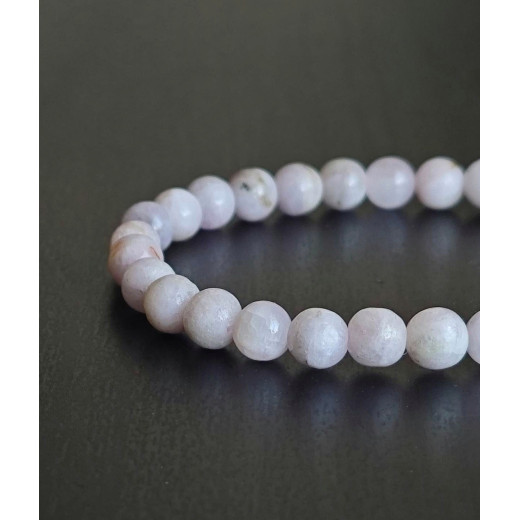 Kunzit karkötő, 6mm (Kunzit karkötő) Kunzit karkötő, 6mm (Kunzit karkötő)