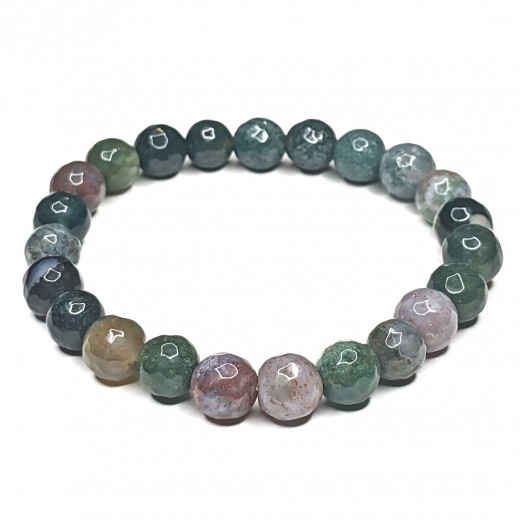 Moha achát karkötő - mohaachát, csiszolt Moha achát karkötő - mohaachát, csiszolt