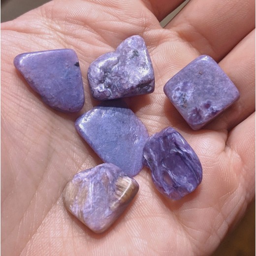 Charoit marokkő, lapos (S méret) Charoit marokkő, lapos (S méret)