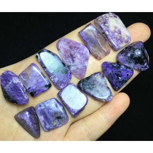 Charoit marokkő, lapos (L méret) Charoit marokkő, lapos (L méret)