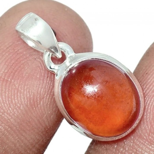 Gránát medál, ezüst, mini Gránát medál, ezüst, mini