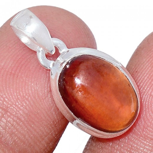 Gránát medál, ezüst (hesszonit) Gránát medál, ezüst (hesszonit)