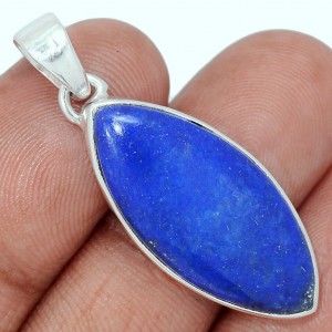 Lápisz lazuli medál, ezüst
