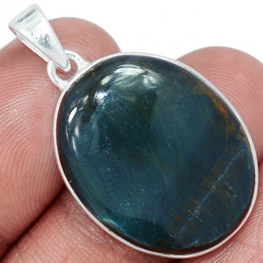 Sólyomszem medál, ezüst