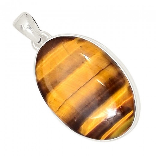 Tigrisszem medál, ezüst 