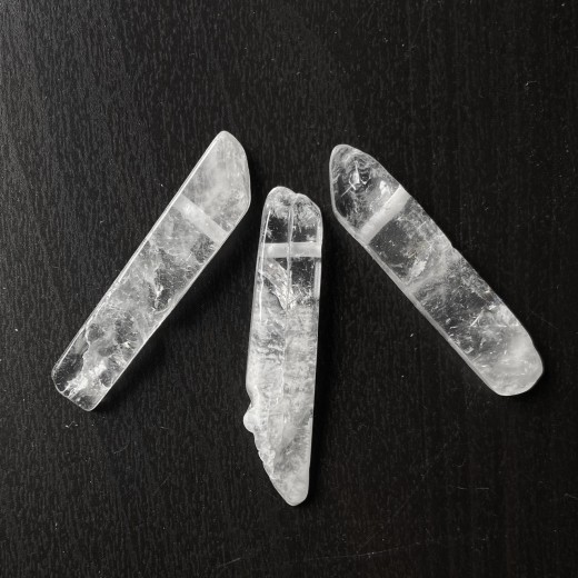 Hegyikristály rúd medál, nagy (5-6cm)
