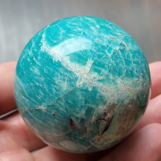 Amazonit ásvány gömb Amazonit ásvány gömb