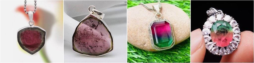 Eredeti vs. hamisítvány dinnye turmalin medálok Eredeti vs. hamisítvány dinnye turmalin medálok